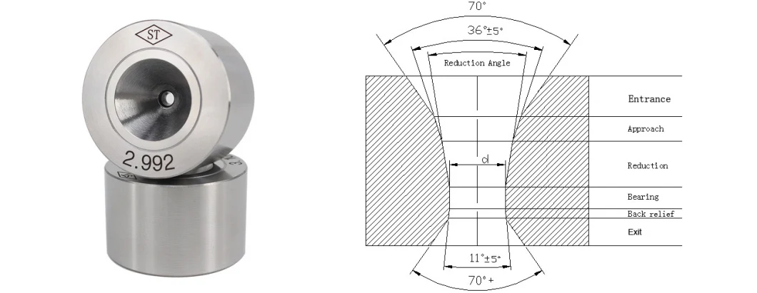 Copper Wire Drawing Dies PCD Diamond Dies